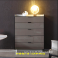 Luxury modern MDF or PB 5 drawer cabinet